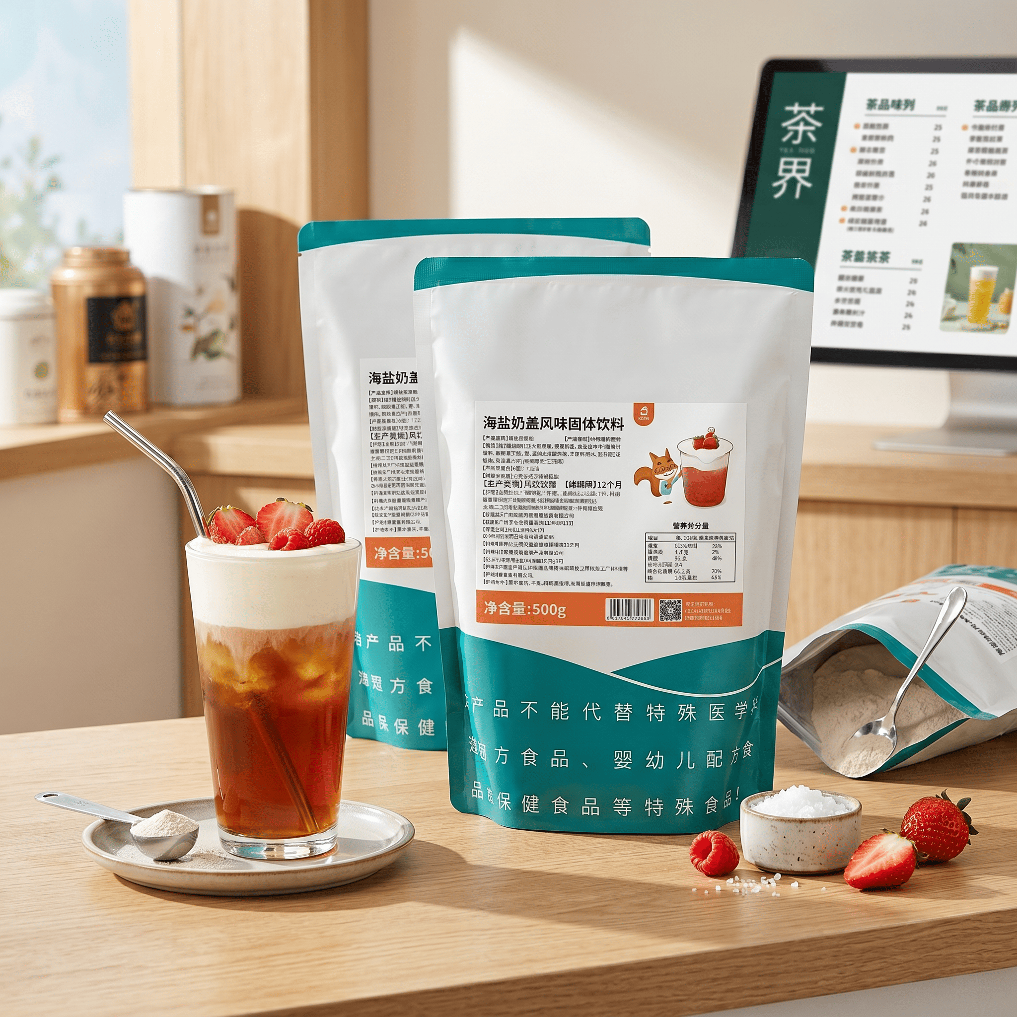 Sea Salt Cream Cheese Foam Powder